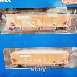 Norfolk Southern RR 40' OB 4 Bay Ballast Hopper MW 4 CAR SET Athearn 7640 HO