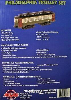 Nrfb Nib Atlas 1009106 Industrial Rail Philadelphia Cottman Ave Trolley Set Vhtf