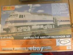 O-Gauge MTH Amtrak F40PH Diesel Ready to Run Passenger Train Set New