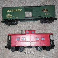 O Gauge MTH Railking Ready to Run 2-6-0 Steam Reading RR Set with Whistle & Bell