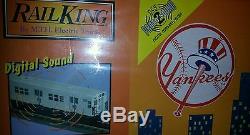 O MTH RAIL KING NY YANKEE SUBWAY SERIES SET MTA READY TO RUN WithSound NISB