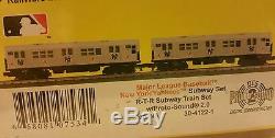 O MTH RAIL KING NY YANKEE SUBWAY SERIES SET MTA READY TO RUN WithSound NISB