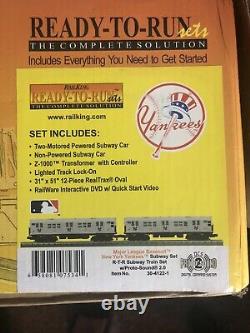 O Mth Rail King Ny Yankees Subway Series Set Mta Ready To Run P S 2.0 New In Box