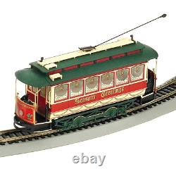O Scale Christmas Village Streetcar Ready to Run Electric Train Set