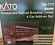 Pennsylvania Broadway Limited 4 Car Set N Scale -kato New Rtr Oop Rare