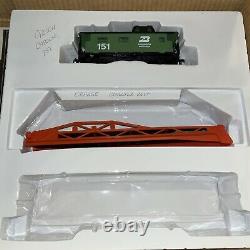 Pemco No. 5101 HO Scale Ready-To-Run Train Set 1980 Burlington Limited Incomplete