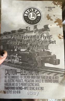 Pennsylvania Flyer Ready-to-Run Train Set- Original Box A D Packaging
