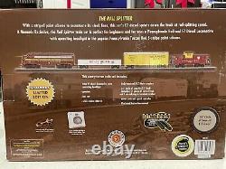 RARE limited Edition Menards Exclusive Bachmann Ready To Run Rail Splitter Set