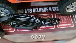 RC4WD 1/18 Gelande II Ready to Run with Black Rock Body Set Orange