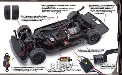RC Racing Car HNR H9802 PANTHER 110 4WD 85kmh High Speed Brushless On-Road Drift