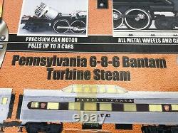 RailKing 6-8-6 Pennsylvania Bantam Turbine Steam 100% COMPLETE Ready to Run Set
