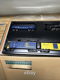 Rail King Ready-To-Run Boxed O Gauge Alaskan RR Dockside Set Complete#30-4090-0