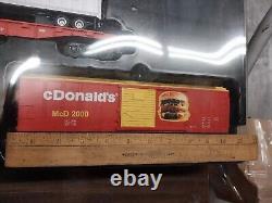 Rail King Ready to Run Incomplete solution Mcdonalds fast freight express set