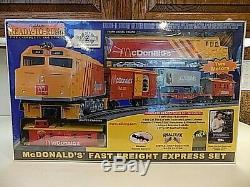 Rail King Ready-to-Run McDonald's Fast Freight Express O Gauge Train Set
