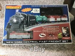 Rail King Train Set Ready to Run New York Central Fast Freight Proto Sound 2.0