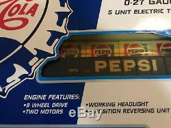 Ready To Run K-line 0-27 Gauge The Pepsi Generation 5 Unit Electric Train Set