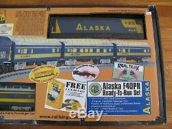 Ready to Run MTH Alaska F40PH Diesel Passenger Set with Loco Sound #30-4055-0 EX