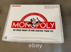 SEALED Bachmann Collector Edition Monopoly Ho Scale Ready To Run Train Set 01201