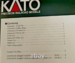 SOUTHERN PACIFIC MORNING DAYLIGHT 10 car set -N Scale -KATO NEW RTR RARE