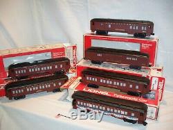 Set Of Six Lionel O Scale Pennsylvania Railroad Passenger Cars Ready To Run O. B