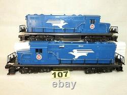 Set Of Two Lionel O Scale Missouri Pacific Gp-20 Diesel Locomotives Ready To Run