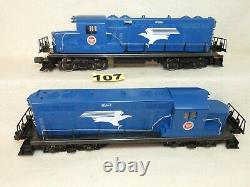 Set Of Two Lionel O Scale Missouri Pacific Gp-20 Diesel Locomotives Ready To Run