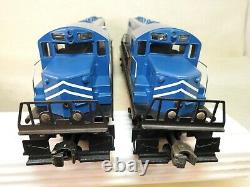 Set Of Two Lionel O Scale Missouri Pacific Gp-20 Diesel Locomotives Ready To Run