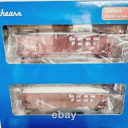 Southern Pacific RR 40' OB 4 Bay Ballast Hopper MOW 4 CAR SET Athearn 7646 HO