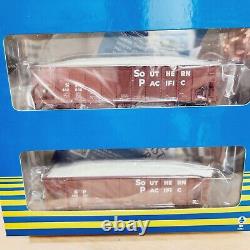 Southern Pacific RR 40' OB 4 Bay Ballast Hopper MOW 4 CAR SET Athearn 7646 HO