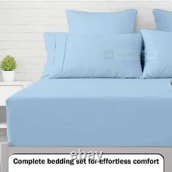 Split California King Sheets 5 Piece Adjustable Split Bed Sheet Set 100%