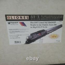 The 1997 Lionel NJ TRANSIT Ready-to-run Electric Train Set in Nig O/O-27 BNIB