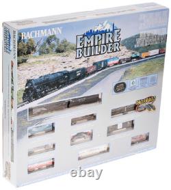 Trains Empire Builder Ready To Run 68 Piece Electric Train Set N Scale