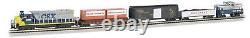 Trains Freightmaster Ready To Run 60 Piece Electric Train Set N Scale, Sil