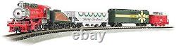 Trains Merry Christmas Express Ready to Run Electric Train Set N Scale, Mult