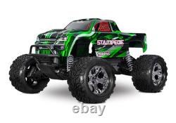 Traxxas 36354-4-GRN Stampede BL-2S HD 1/10 2WD Monster Truck RTR, Green
