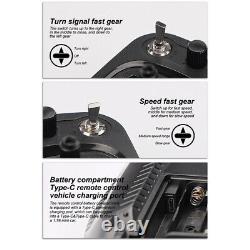 Turbo Racing 1/76 Mini RC Semi Trailer Truck RTR EP Black Full Set #C50-Black