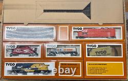 Tyco Electric Train Set HO Scale Ready to Run 4 Trains, Tracks, and Power Pack