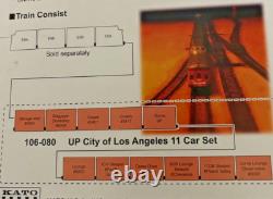 UNION PACIFIC CITY of LOS ANGELES 11 car set -N Scale -KATO NEW RTR RARE