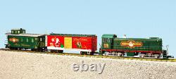 USA Trains G Scale R72404 Christmas S4 Diesel Freight Set READY TO RUN SET