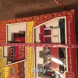 VINTAGE BACHMANN ROUSTABOUT Emmett Kelly Jr. Circus Train set 1/2 way opened