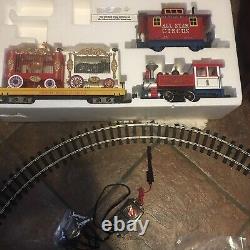 VINTAGE BACHMANN ROUSTABOUT Emmett Kelly Jr. Circus Train set 1/2 way opened