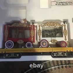 VINTAGE BACHMANN ROUSTABOUT Emmett Kelly Jr. Circus Train set 1/2 way opened