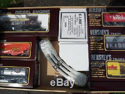 Vintage 1991 K-Line Hershey's Ready To Run Train Set New In Box