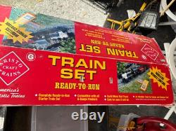 Vintage ARISTO CRAFT ATSF/SANTA FE Train Set, ready to run, 129, 3 trains
