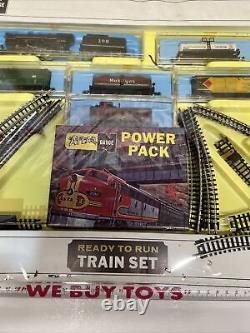 Vintage ATLAS N GAUGE READY TO RUN TRAIN SET withPower Pack Tracks SEALED