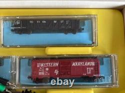 Vintage ATLAS N GAUGE Ready to Run TRAIN SET #23-564 Milwaukee LOCOMOTIVE Read
