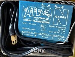 Vintage ATLAS N GAUGE Ready to Run TRAIN SET #23-564 Milwaukee LOCOMOTIVE Read