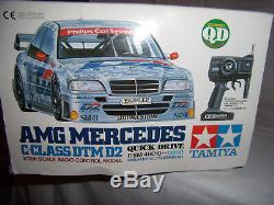 Vintage Tamiya 46019 AMG Mercedes C-Class DTM D2 Quick Drive RC Set 1/12 RTR