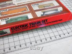 Vintage Tyco Electric Train Set 7311 HO Scale Burlington with Bridge Ready To Run