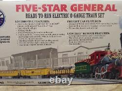 Vtg NIB Lionel 6-82442 O Gauge Five Star General Ready To Run Train Set 4-4-0
